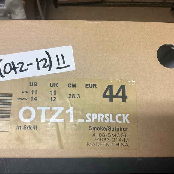 OTZ1 Smoke/Sulphur Shoes size 11US 44EUR - Picture 2 of 6